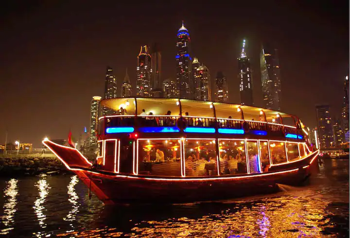 Dhow Cruise Creek Includes